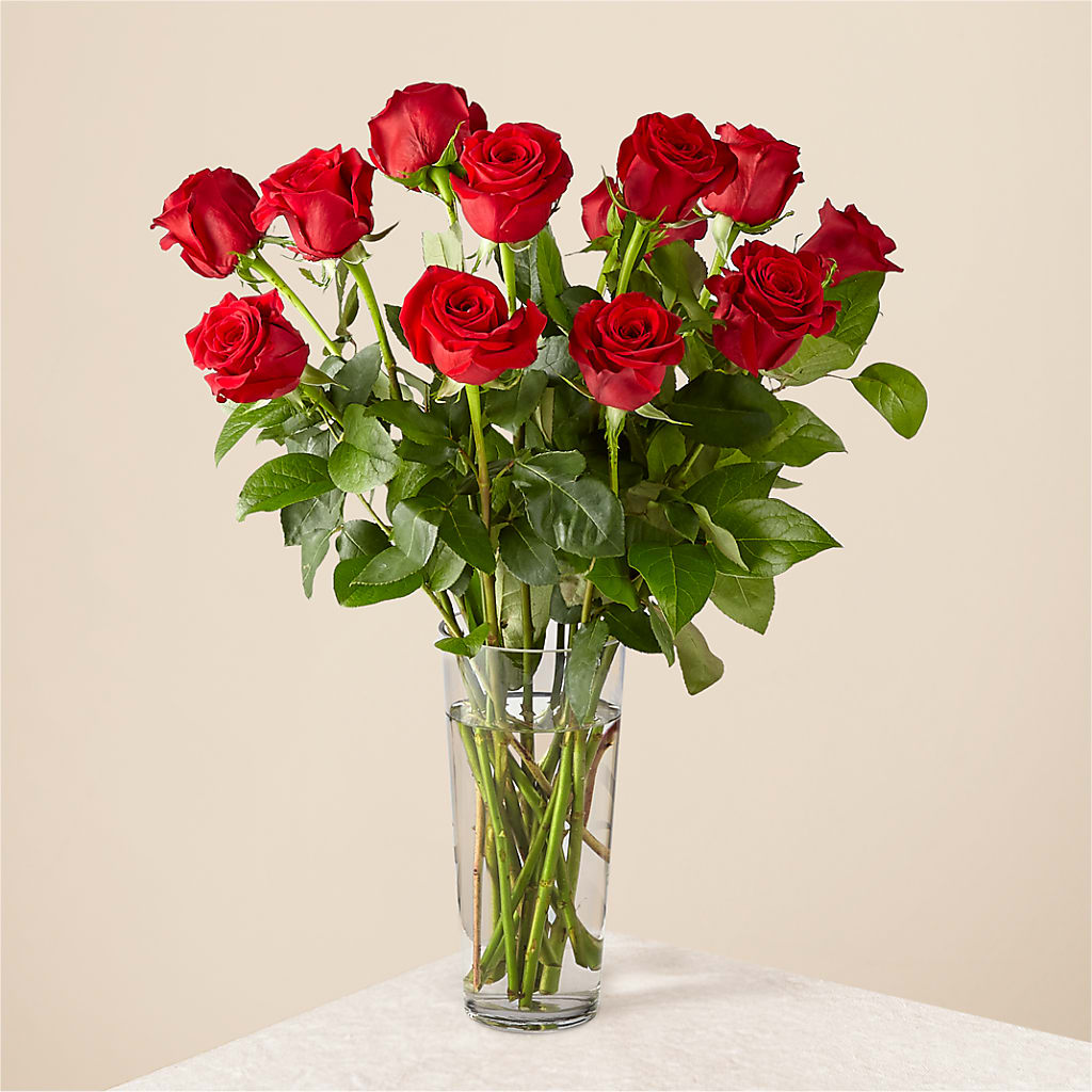 Long Stem Red Rose Bouquet – CHARLY'S FLOWERS, San Jose CA