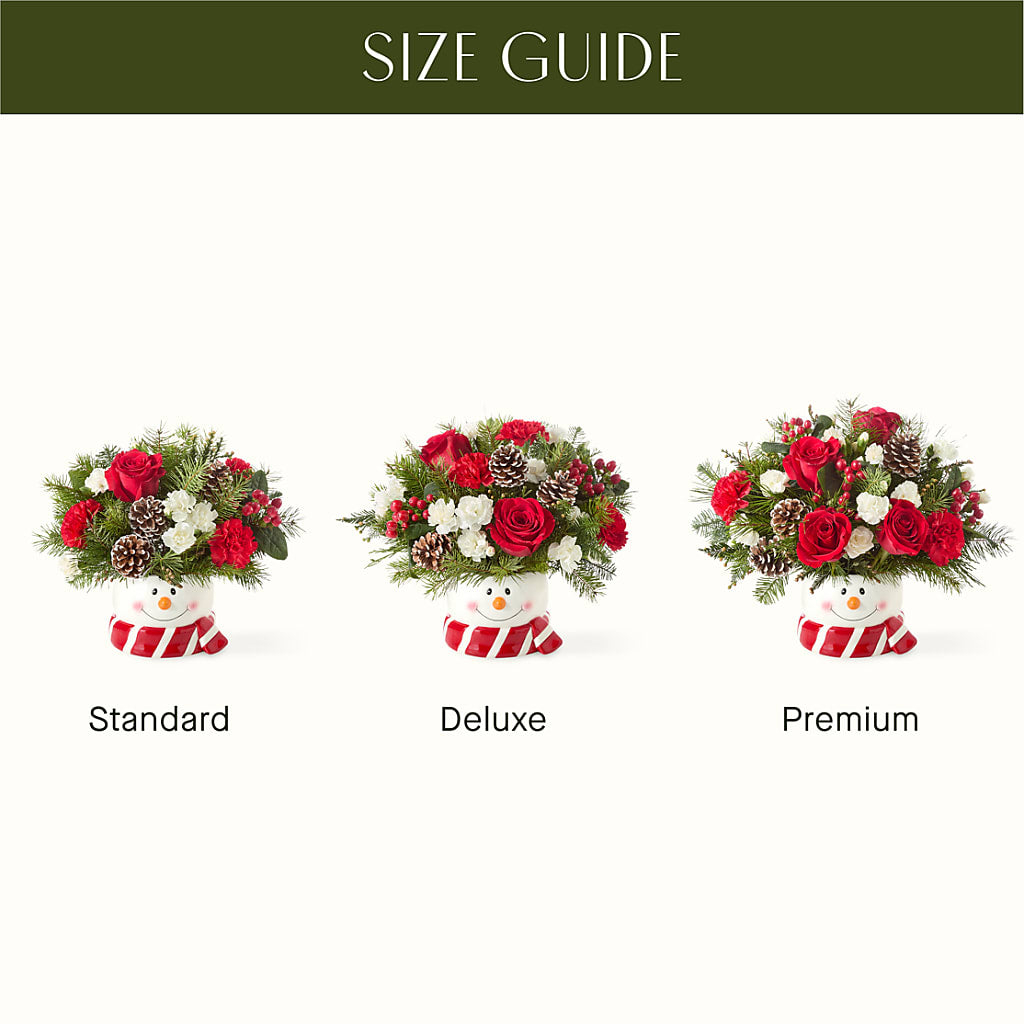 Jolly Snowman Bouquet – CHARLY'S FLOWERS, San Jose CA
