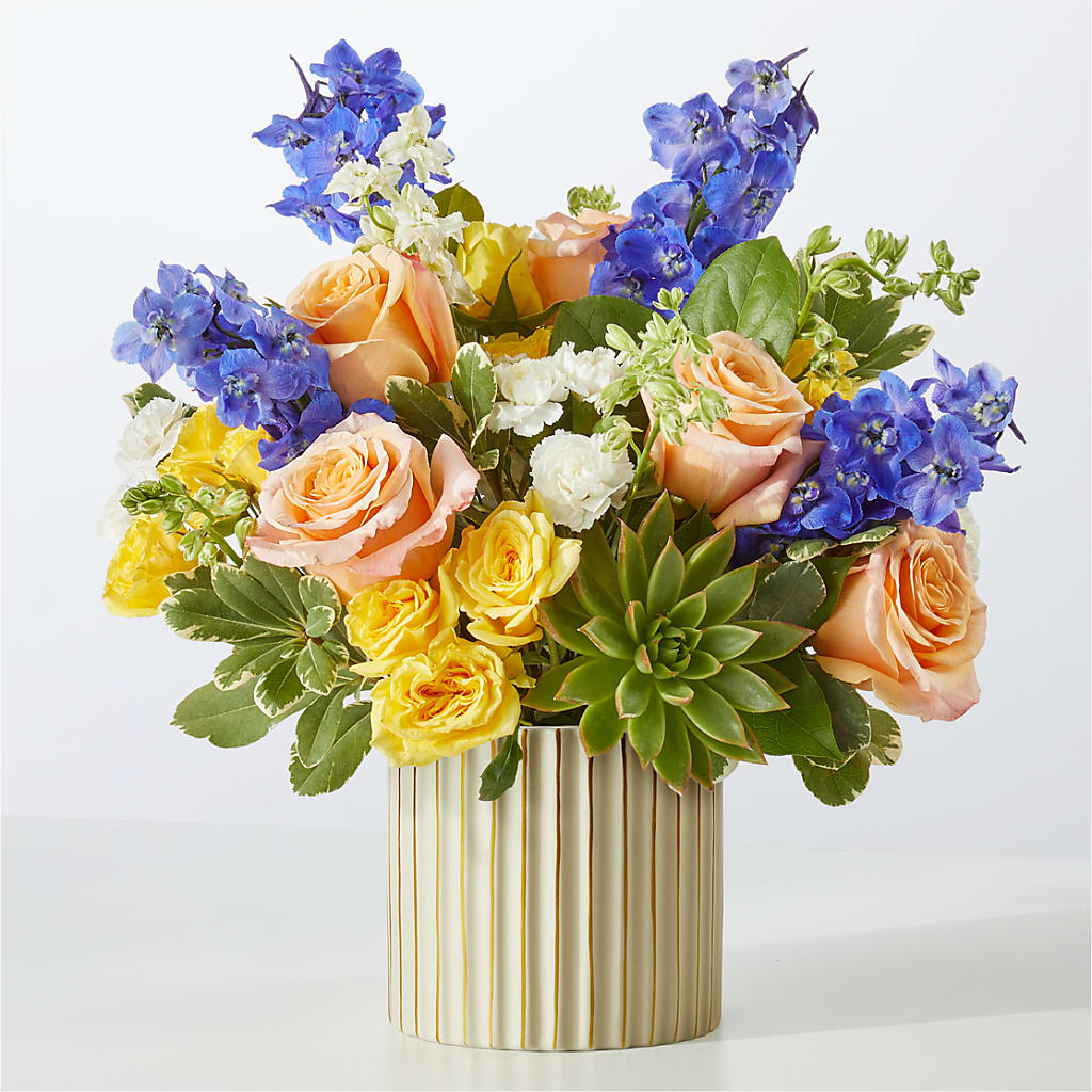 Cobalt Reverie Bouquet – CHARLY'S FLOWERS, San Jose CA