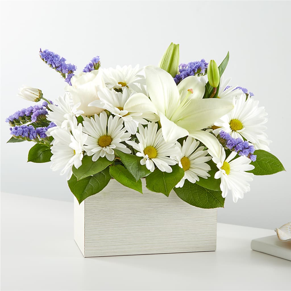 Beyond Blue Box Bouquet – CHARLY'S FLOWERS, San Jose CA