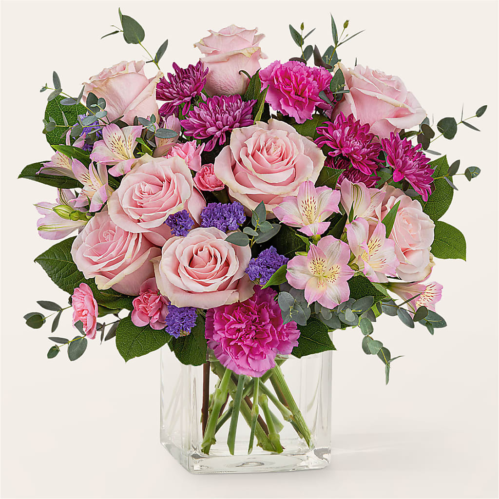 Rosy Radiance Bouquet – CHARLY'S FLOWERS, San Jose CA