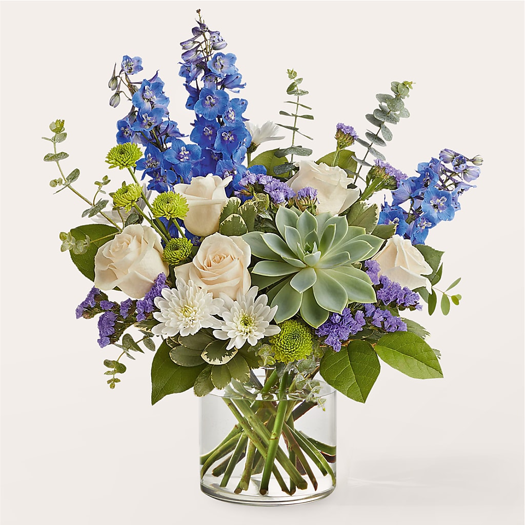 Cerulean Waves Bouquet – CHARLY'S FLOWERS, San Jose CA