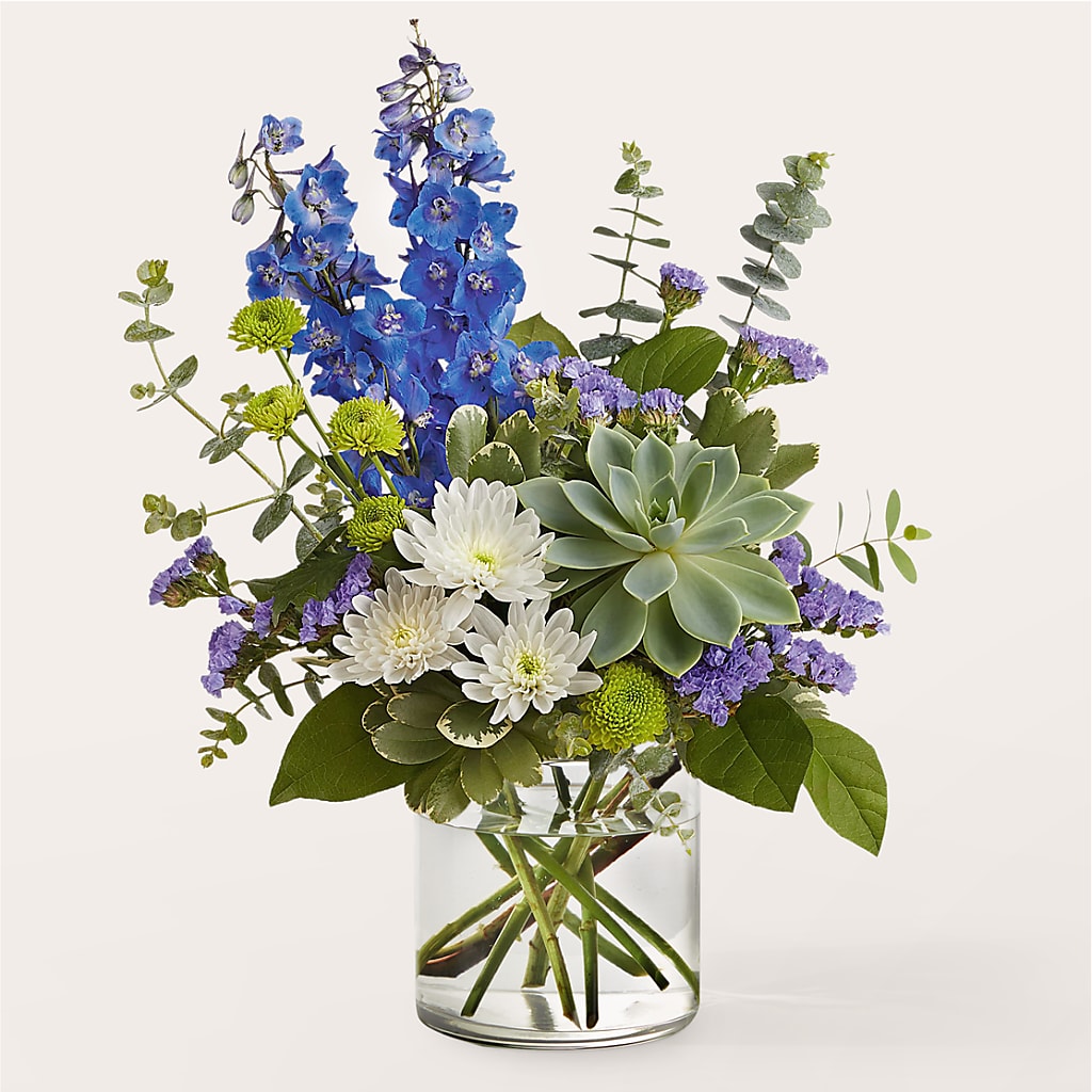 Cerulean Waves Bouquet – CHARLY'S FLOWERS, San Jose CA