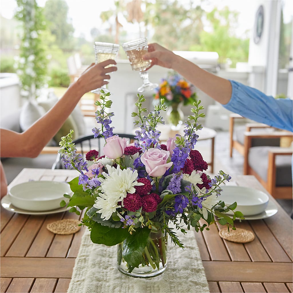 Violet Frost Bouquet – CHARLY'S FLOWERS, San Jose CA