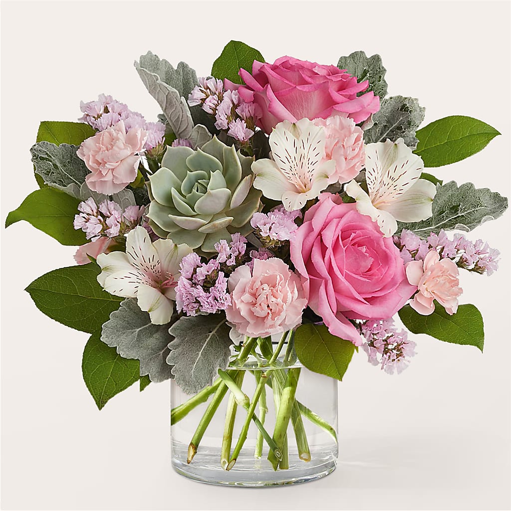 Dusty Rose Bouquet – CHARLY'S FLOWERS, San Jose CA