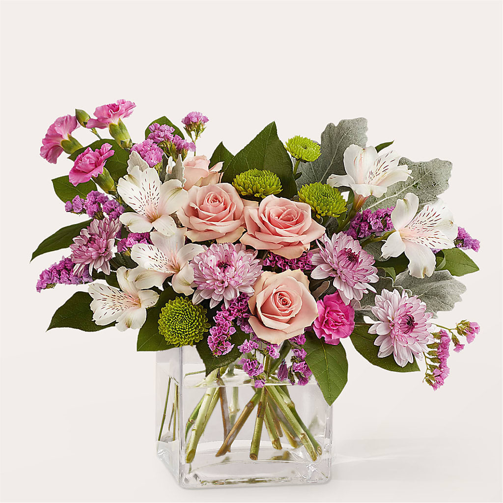 Pink Suede Bouquet – CHARLY'S FLOWERS, San Jose CA