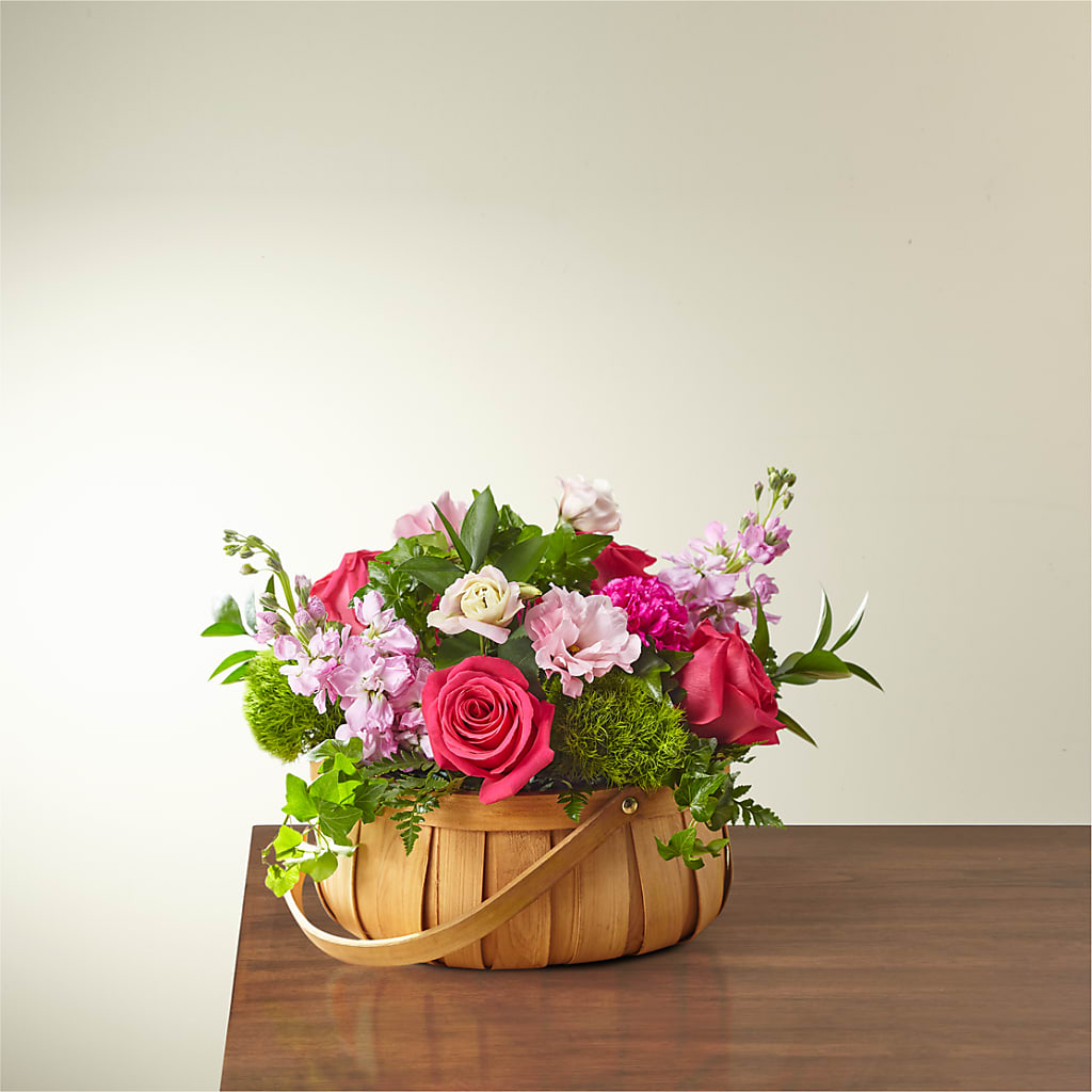 Radiance in Bloom Basket – CHARLY'S FLOWERS, San Jose CA