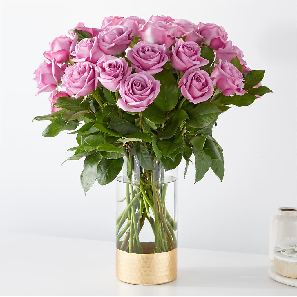 Secret Admirer Lavender Rose Bouquet – CHARLY'S FLOWERS, San Jose CA
