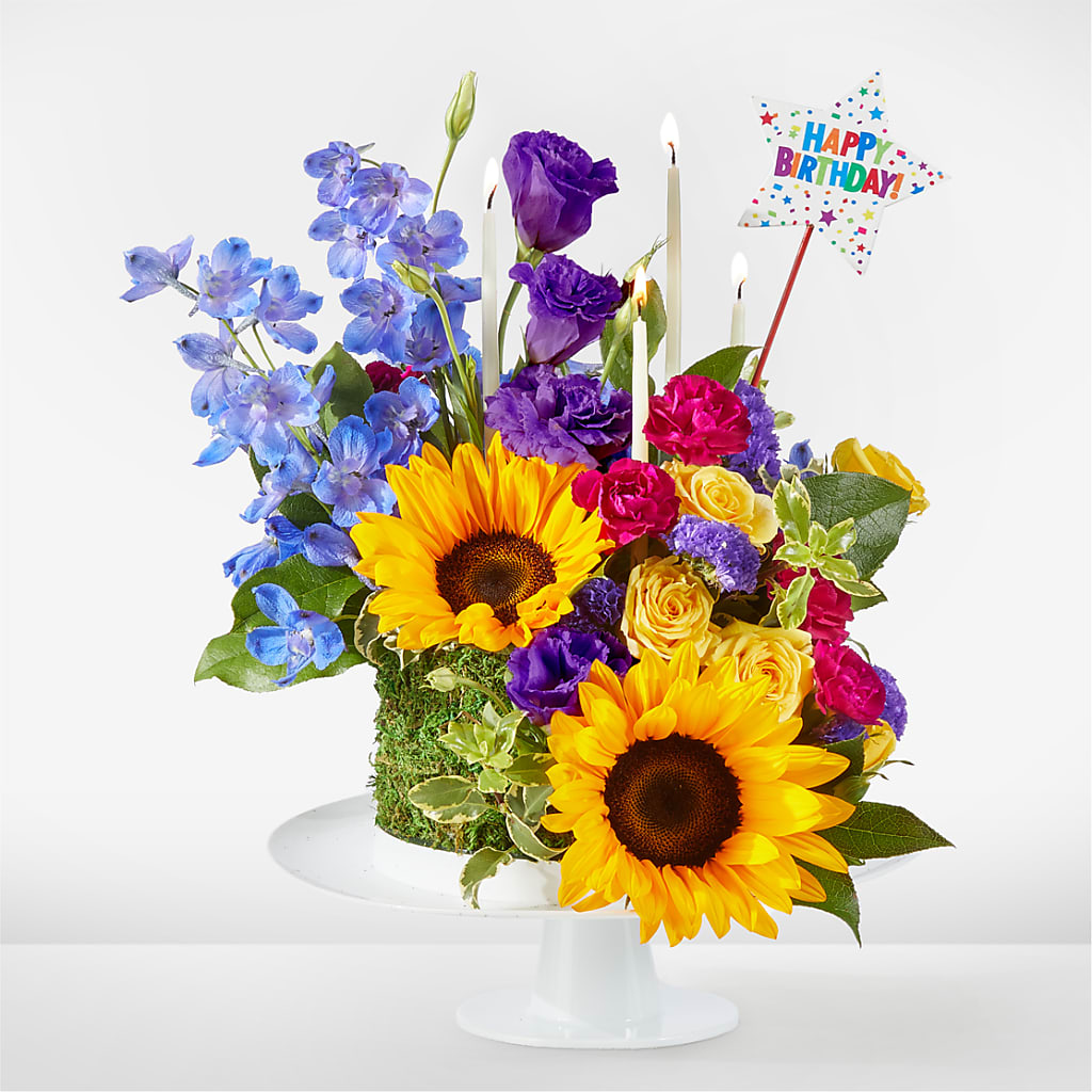 Star of the Day Floral Cake – CHARLY'S FLOWERS, San Jose CA