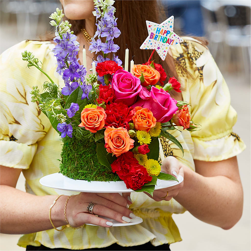 Best Year Yet Floral Cake – CHARLY'S FLOWERS, San Jose CA