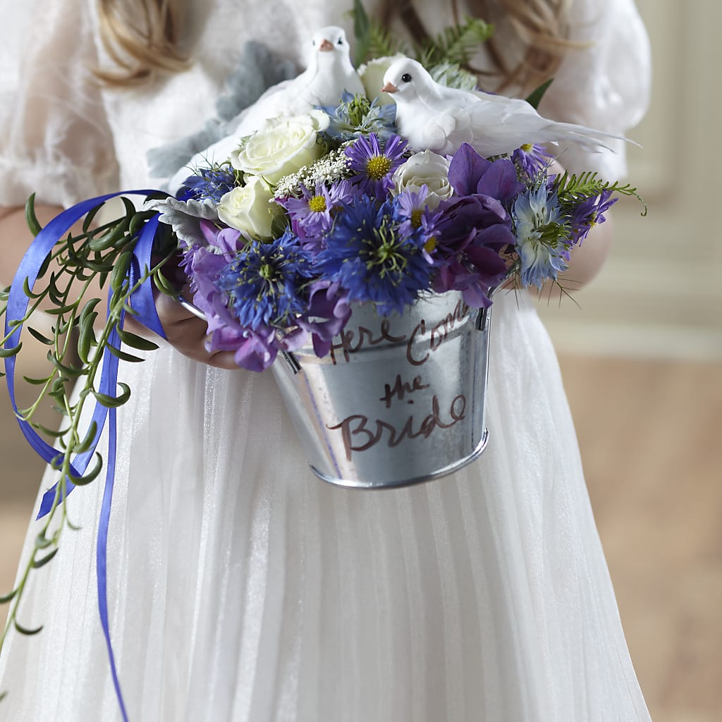 Enchantment Flower Girl Arrangement – CHARLY'S FLOWERS, San Jose CA