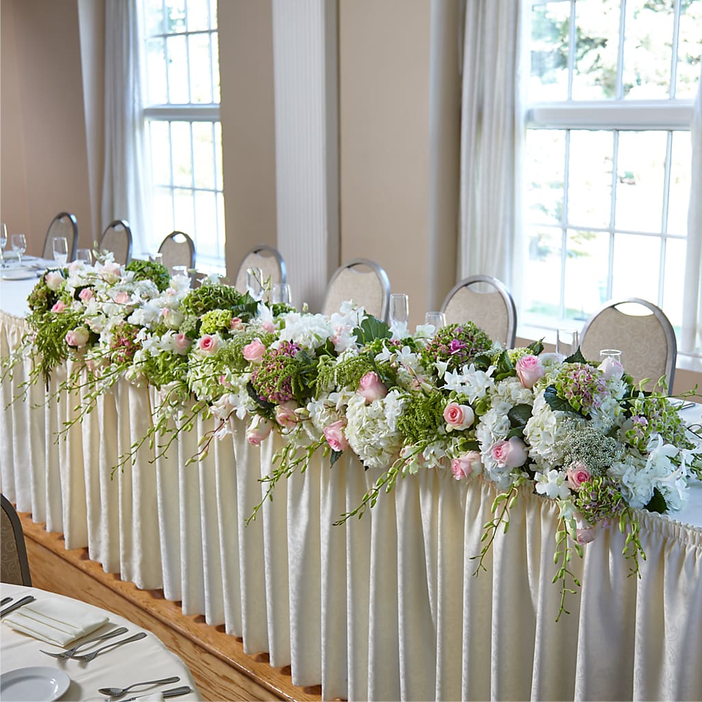 State of Joy Head Table Arrangement – CHARLY'S FLOWERS, San Jose CA