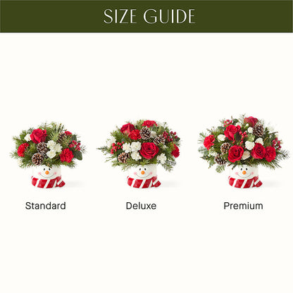 Jolly Snowman Bouquet – CHARLY'S FLOWERS, San Jose CA