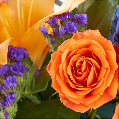 Radiant Citrus Box Bouquet – CHARLY'S FLOWERS, San Jose CA