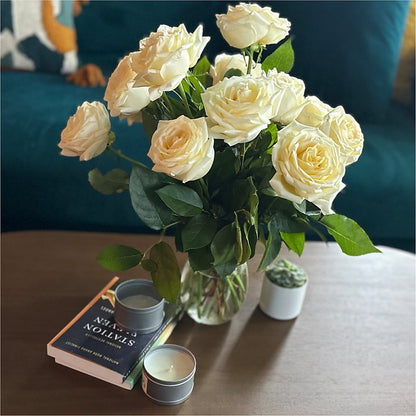 Long Stem Yellow Rose Bouquet – CHARLY'S FLOWERS, San Jose CA