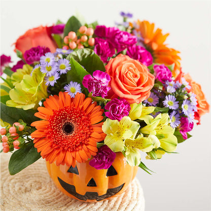 Tricks & Treats Pumpkin – CHARLY'S FLOWERS, San Jose CA