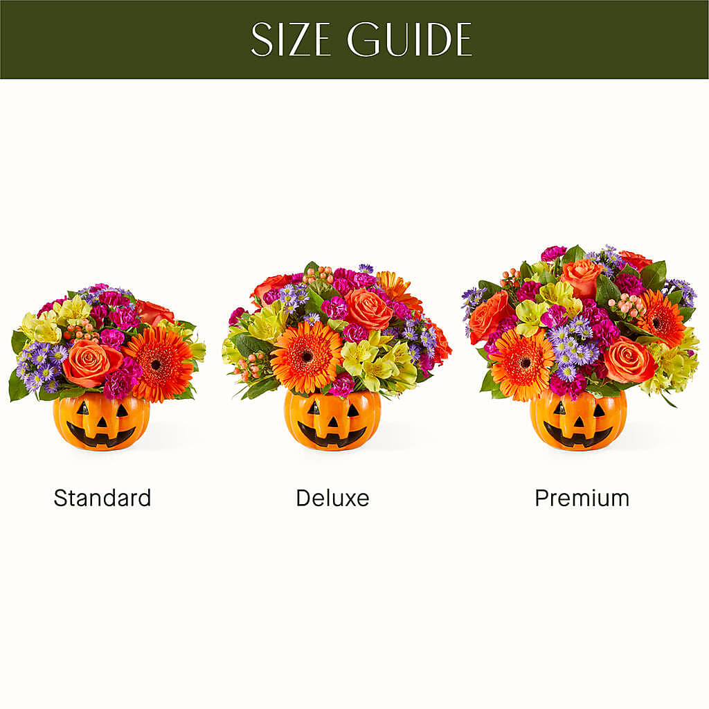 Tricks & Treats Pumpkin – CHARLY'S FLOWERS, San Jose CA