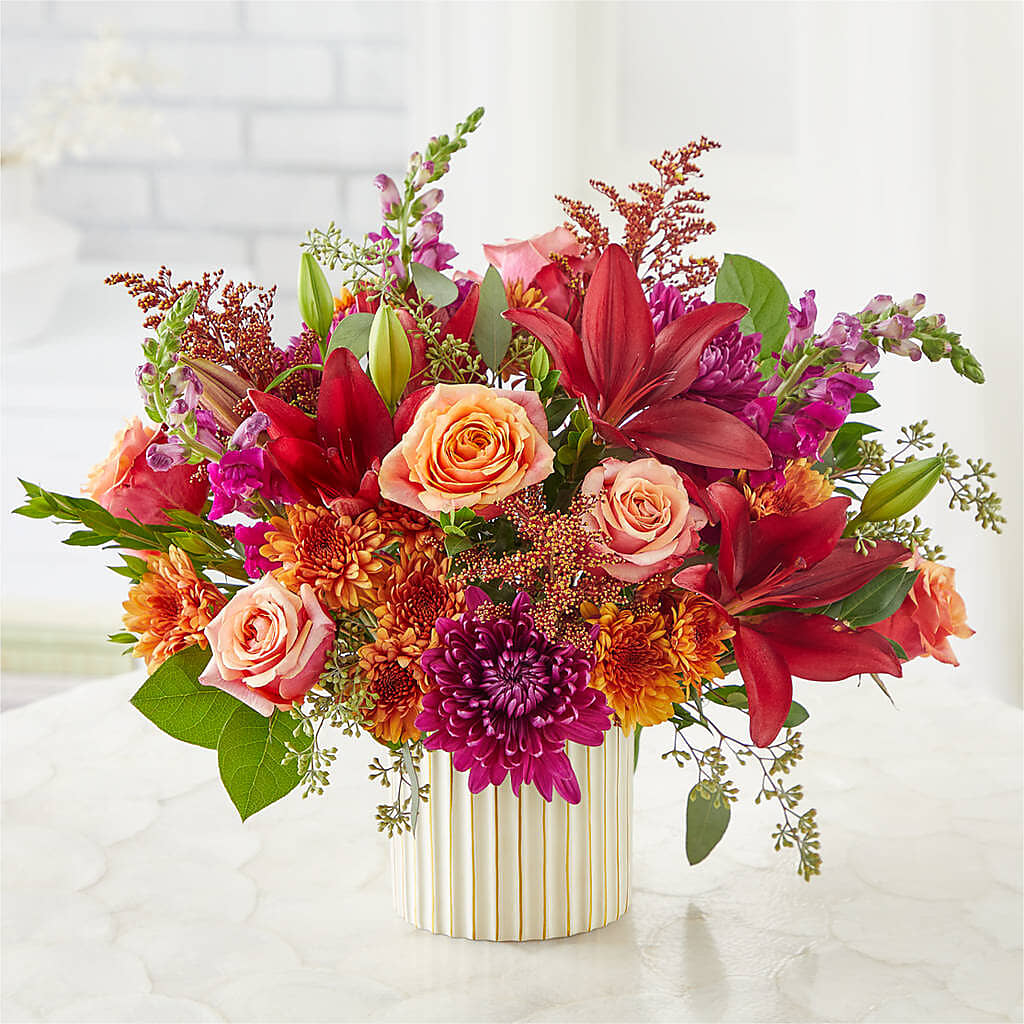 Burgundy Landscape Bouquet – CHARLY'S FLOWERS, San Jose CA