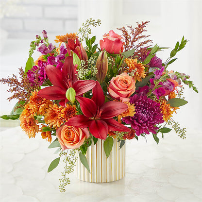 Burgundy Landscape Bouquet – CHARLY'S FLOWERS, San Jose CA
