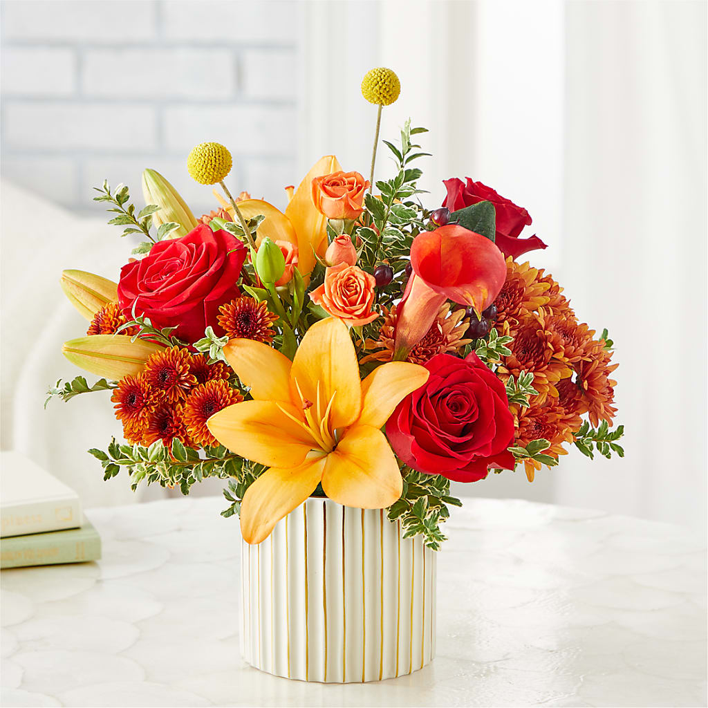 Scarlet Skies Bouquet – CHARLY'S FLOWERS, San Jose CA