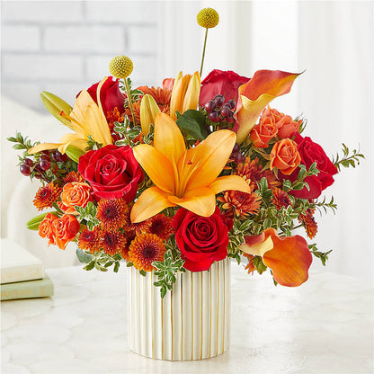 Scarlet Skies Bouquet – CHARLY'S FLOWERS, San Jose CA