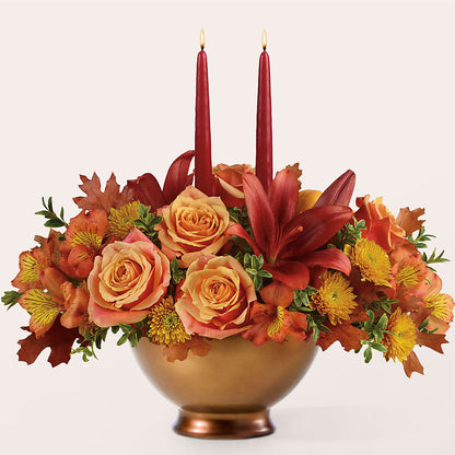 Harvest Table Centerpiece – CHARLY'S FLOWERS, San Jose CA