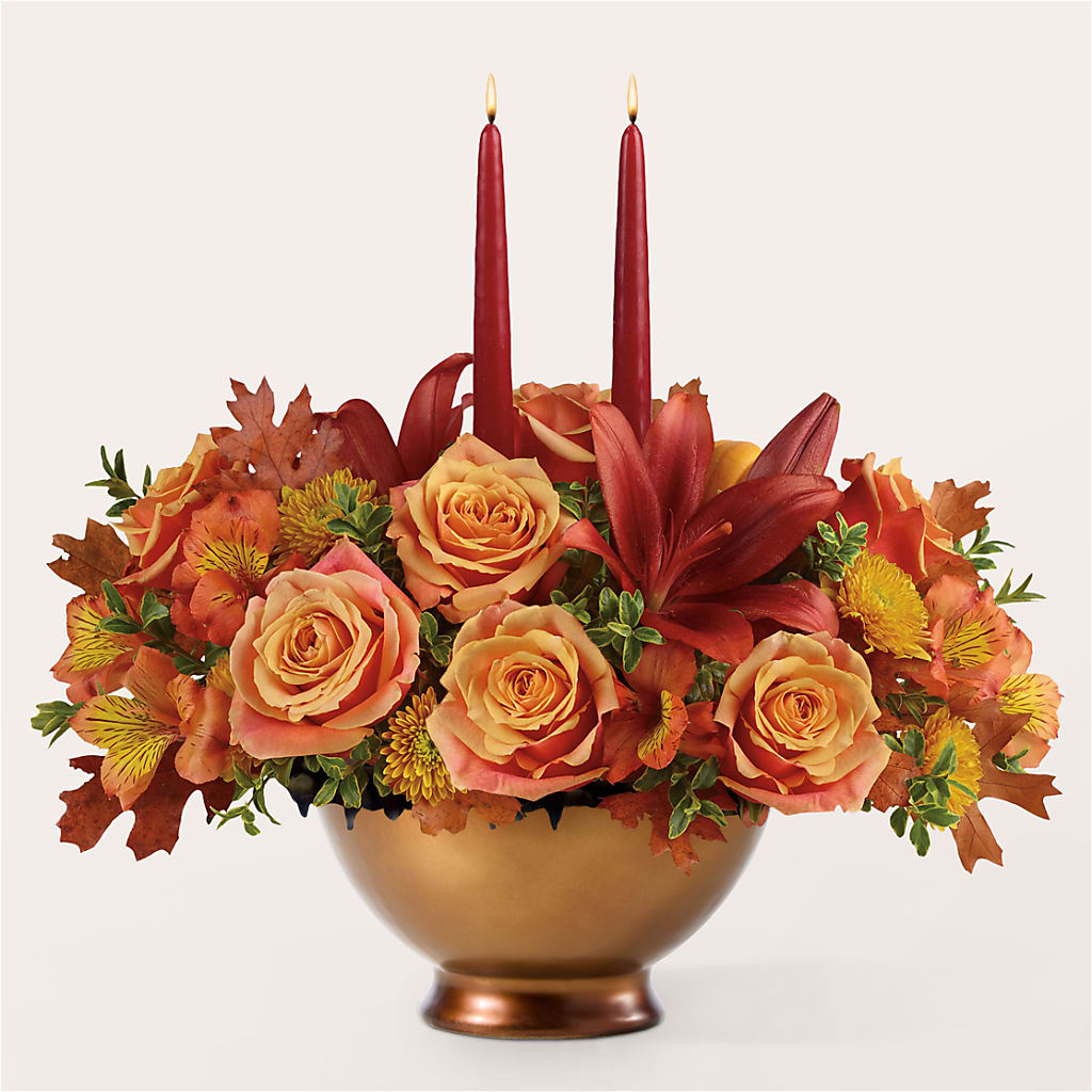 Harvest Table Centerpiece – CHARLY'S FLOWERS, San Jose CA