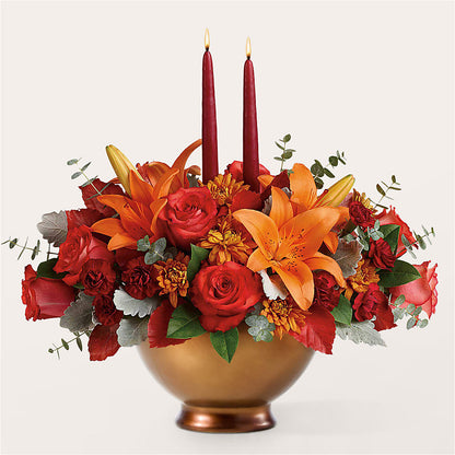 Fruits of Fall Centerpiece – CHARLY'S FLOWERS, San Jose CA