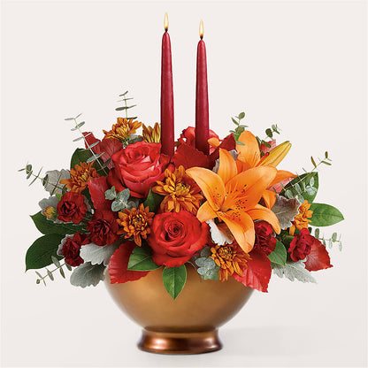 Fruits of Fall Centerpiece – CHARLY'S FLOWERS, San Jose CA