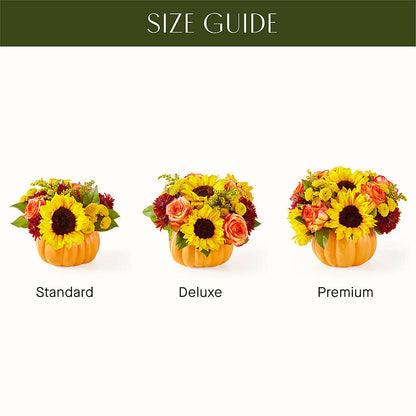 Golden Gourd Pumpkin Bouquet – CHARLY'S FLOWERS, San Jose CA