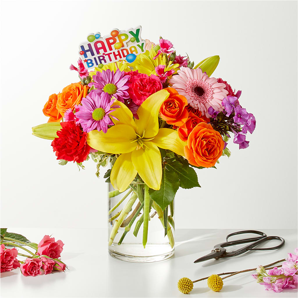 Cue the Confetti - A Florist Original – CHARLY'S FLOWERS, San Jose CA