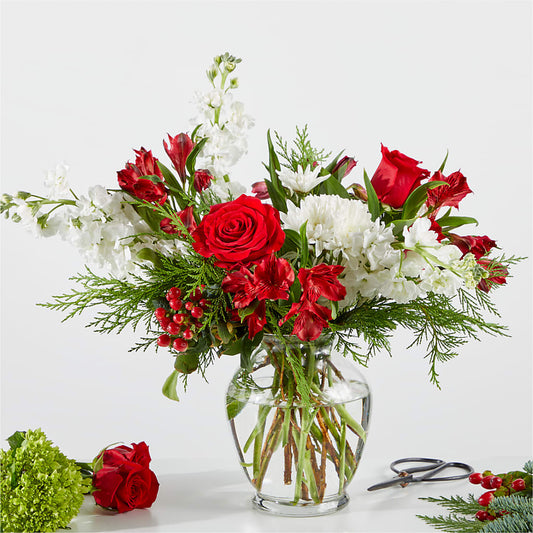 Merry Moment Bouquet – A Florist Original – CHARLY'S FLOWERS, San Jose CA