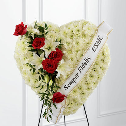 Heartfelt Hero Standing Heart – CHARLY'S FLOWERS, San Jose CA