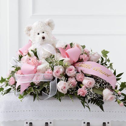 Touch of Sympathy Casket Spray – CHARLY'S FLOWERS, San Jose CA