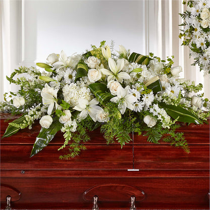 Abundance Casket Spray – CHARLY'S FLOWERS, San Jose CA