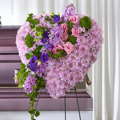 Treasured Love Standing Heart – CHARLY'S FLOWERS, San Jose CA
