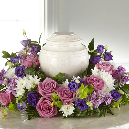 Blooming Sympathy Cremation Adornment – CHARLY'S FLOWERS, San Jose CA