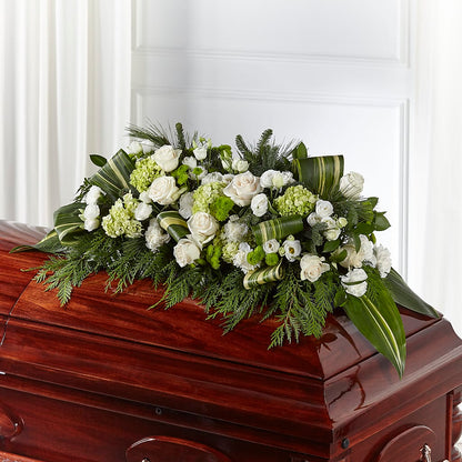 Hopeful Gesture Casket Spray – CHARLY'S FLOWERS, San Jose CA