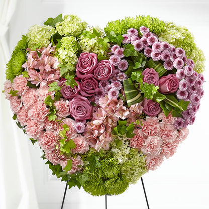 Heartwarming Standing Heart – CHARLY'S FLOWERS, San Jose CA