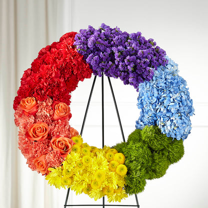Circle of Love Wreath – CHARLY'S FLOWERS, San Jose CA