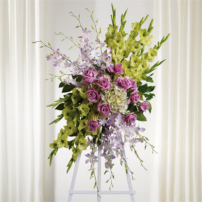 Lasting Legacy Standing Spray – CHARLY'S FLOWERS, San Jose CA