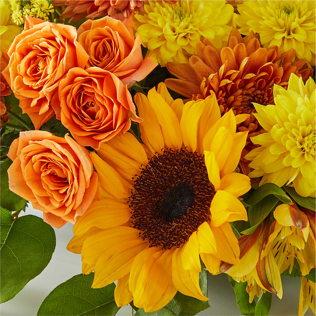 Autumn Harmony Centerpiece – CHARLY'S FLOWERS, San Jose CA