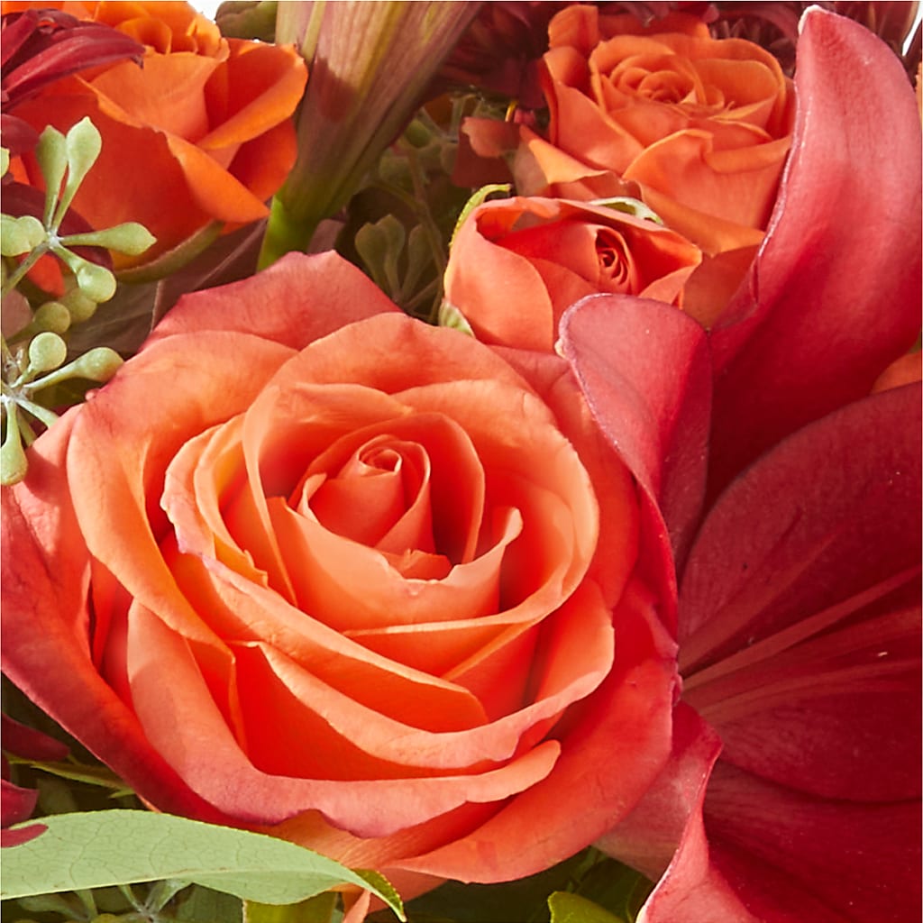 Crimson Leaves Bouquet – CHARLY'S FLOWERS, San Jose CA