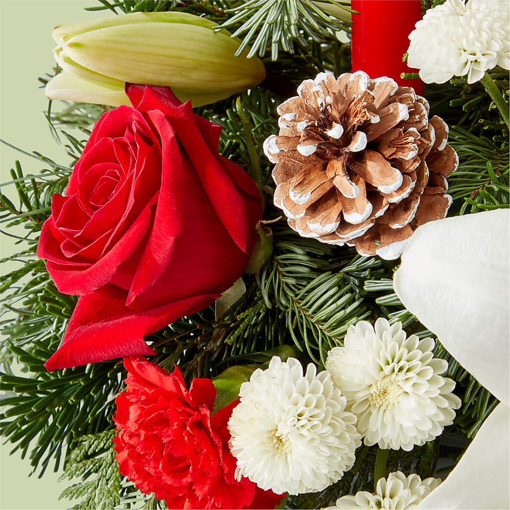 Seasonal Festivities Centerpiece – CHARLY'S FLOWERS, San Jose CA