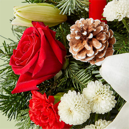 Seasonal Festivities Centerpiece – CHARLY'S FLOWERS, San Jose CA