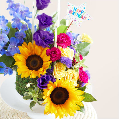 Star of the Day Floral Cake – CHARLY'S FLOWERS, San Jose CA