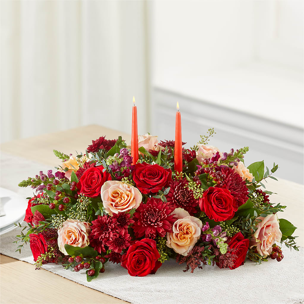 Most Thankful Centerpiece – CHARLY'S FLOWERS, San Jose CA