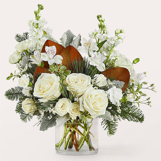 Fresh Snowfall Bouquet – CHARLY'S FLOWERS, San Jose CA
