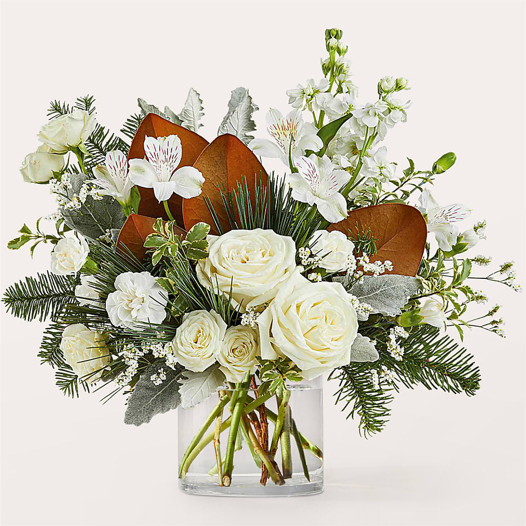 Fresh Snowfall Bouquet – CHARLY'S FLOWERS, San Jose CA