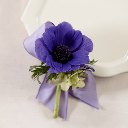 Purple Passion Boutonniere – CHARLY'S FLOWERS, San Jose CA